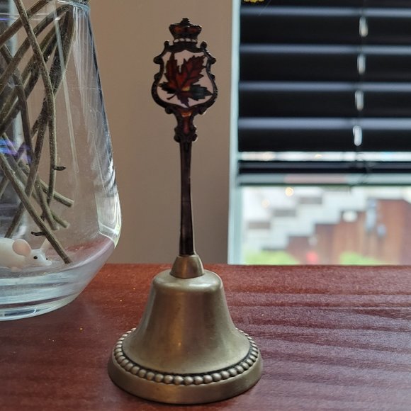 Sterling Enamel Bell Canada Maple Leaf - Picture 2 of 9